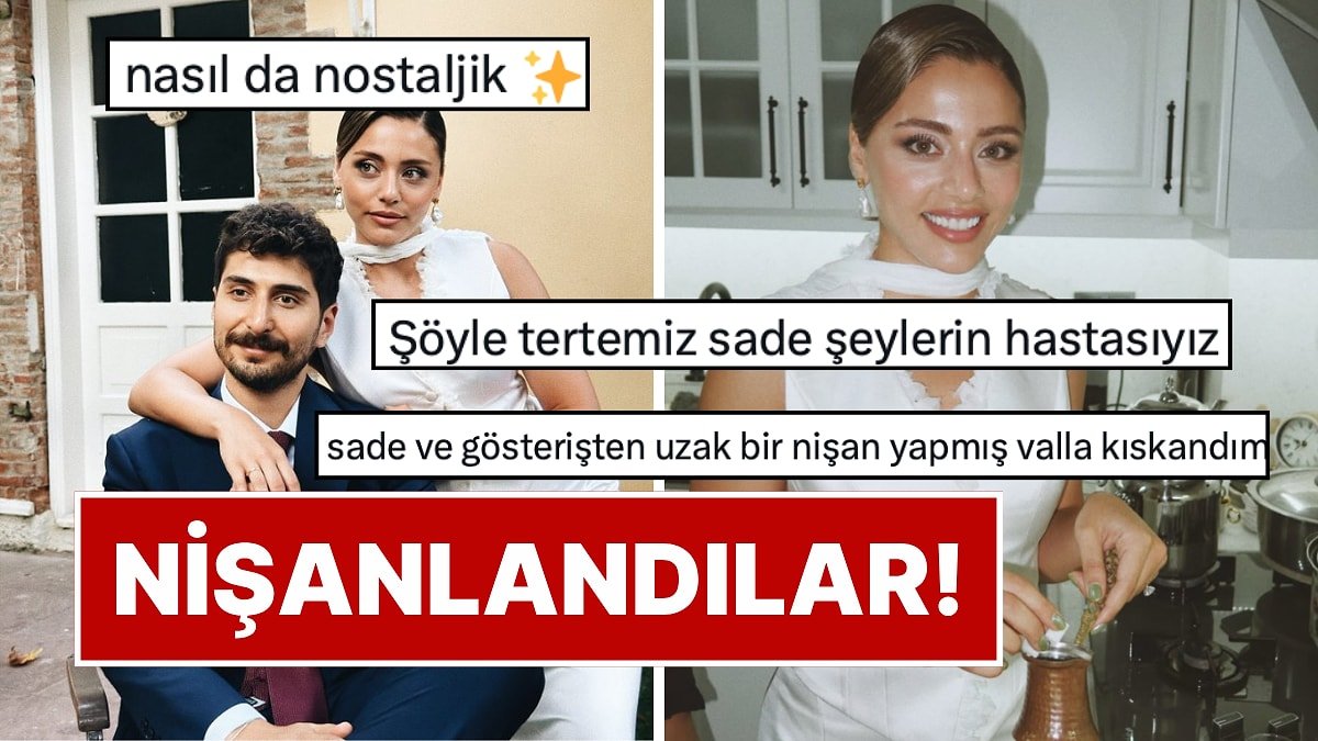 Sıla Türkoğlu ve Ata Ayyıldız’ın Evde Gerçekleşen Sade Nişanından Kareler İçleri Isıttı!