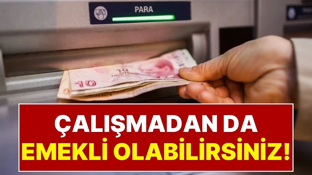 Milyonlarca Kişiyi İlgilendiren Emeklilik Formülü: SGK'dan Çalışmadan Emekli Olma Yolları