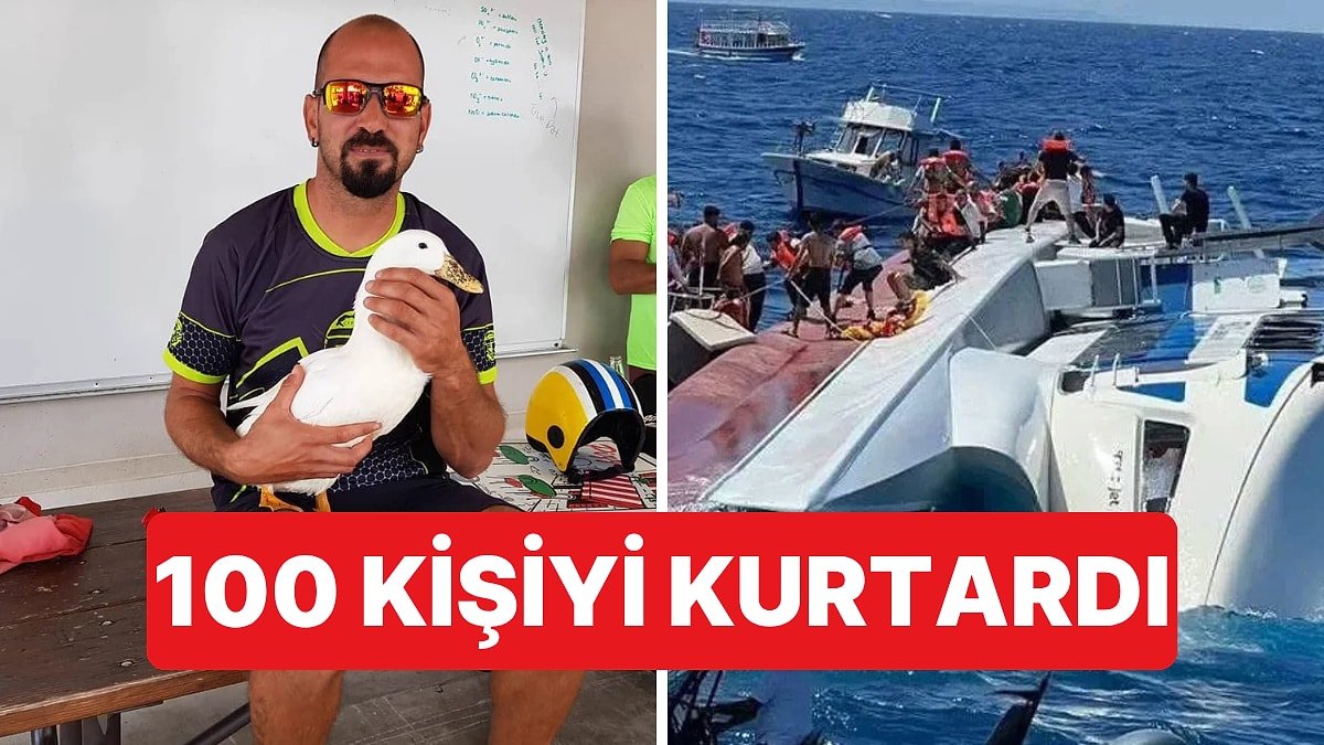Girne'deki Tekne Faciasında Su Sporları Hocası Fırat Gencer 100 Kişiyi Ölümden Kurtardı