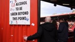 Burnham brands ban on football fans drinking alcohol in stands as ‘discrimination’