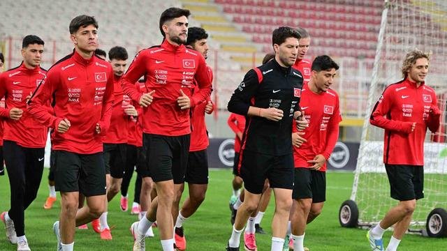 Ümit Milli Takım, Ukrayna maçının hazırlıklarını sürdürdü