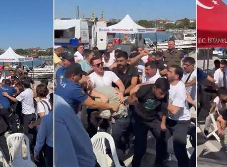 Silivri’de gergin anlar! Batan gemiyi takip eden basın mensuplarına saldırı