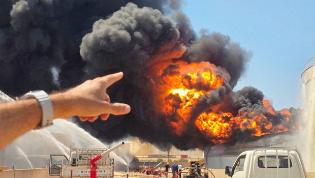Libya’nın başkenti Trablus’ta İHA saldırısı