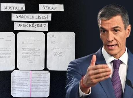 İspanya Başbakanı Sánchez’ten Kayseri’deki okula mektup