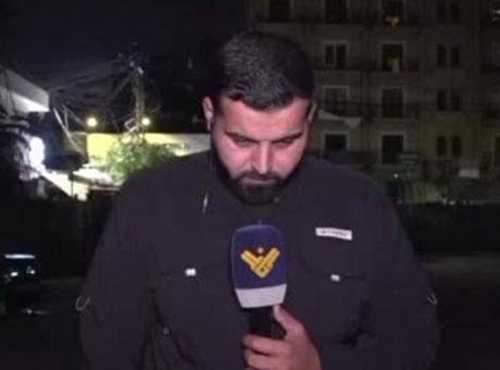 Canlı yayında korkunç anlar: Lübnanlı muhabir İsrail hava saldırısının hedefi oldu