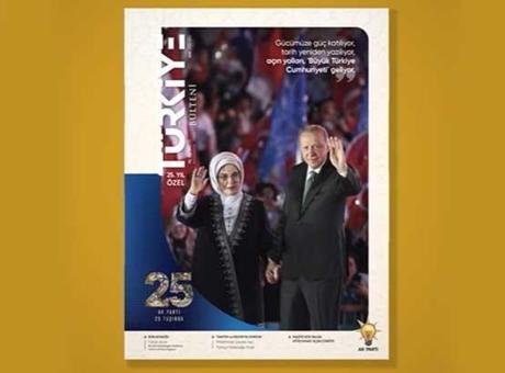 AK Parti’nin 25. yılına özel ‘Türkiye Bülteni’ yayımlandı