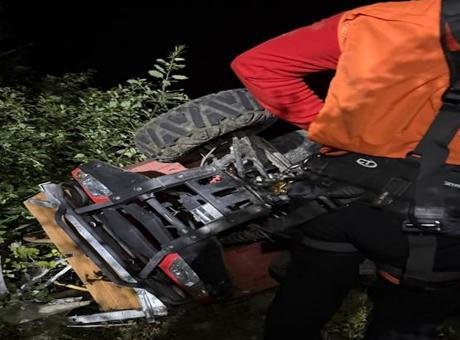 Artvin’de şarampole yuvarlanan ATV’nin sürücüsü hayatını kaybetti