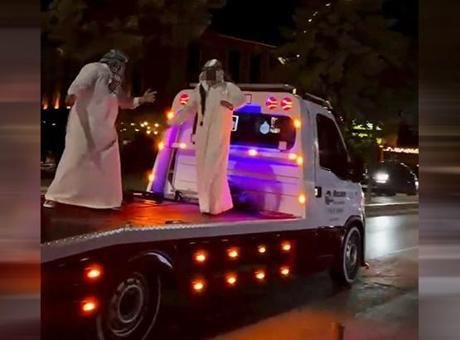 Çekici üzerinde dans videosu pahalıya patladı! Ceza yağdı
