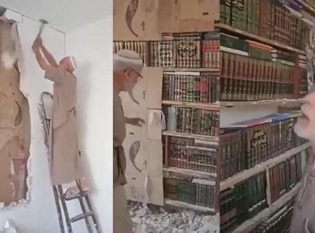 Esad rejiminden kaçarken duvarın arkasına sakladı! ’15 yıl sonra her şey yerinde’