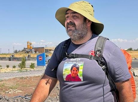 Narin cinayeti! Baba Arif Güran Ankara’ya yürüyüş başlattı