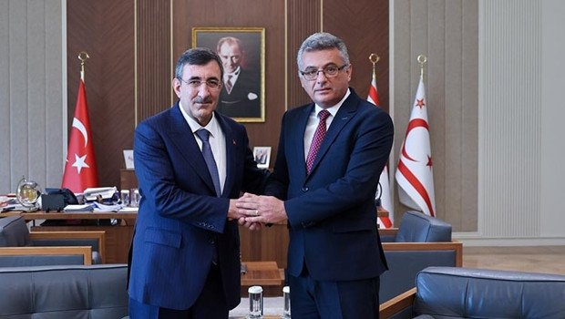 KKTC Cumhurbaşkanı Erhürman Cumhurbaşkanı Yardımcısı Yılmaz’ı kabul etti