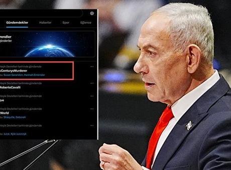 Katil Netanyahu BM’de konuştu! Tepkiler sosyal medyada dünya gündemine yerleşti