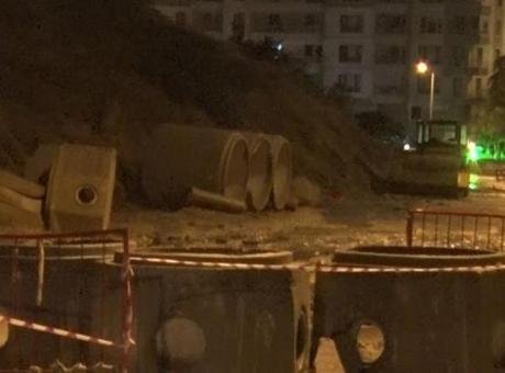 Ankara’da gece saatlerinde şiddetli yağmur! Binaları su bastı