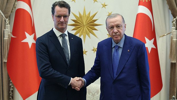 Cumhurbaşkanı Erdoğan, Hendrik Wüst’ü kabul etti