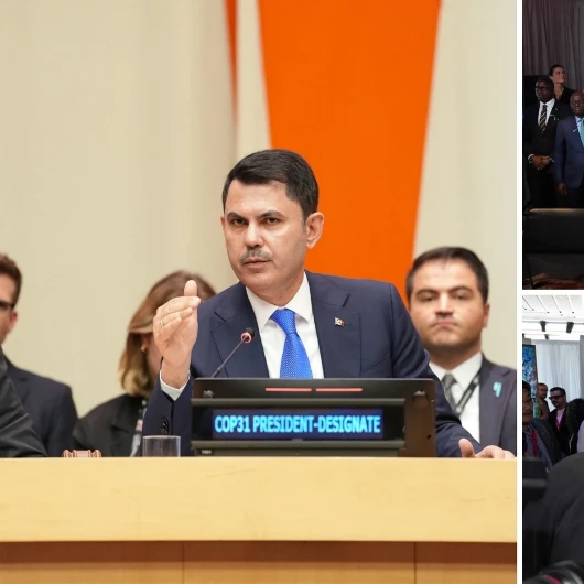 Bakan Kurum COP31 Eylem Gündemi’ni BM’de açıkladı: 10 öncelikli tema küresel hedefler ve 11 girişim