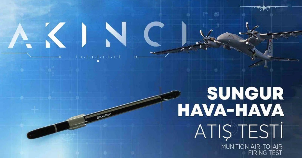AKINCI TİHA, Sinop açıklarındaki testte hedef İHA’yı SUNGUR füzesiyle tam isabetle vurdu