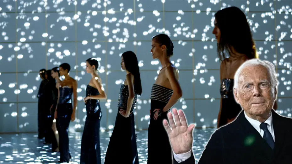 Giorgio Armani’den 1 yıl sonra. Armani ‘evrim’ temasıyla geri döndü