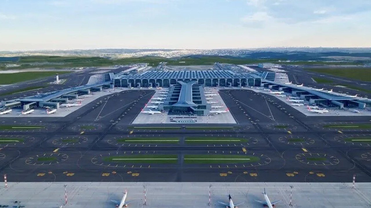 İstanbul Havalimanı’nda Fly Jordan uçağı taksi yolunda kaldı