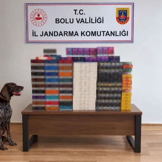Piyasa değeri 760 bin TL: Bolu’da yolcu otobüslerinde kaçak tütün operasyonu