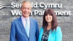 Helen Jenner announced by Nigel Farage as new leader of Reform in Wales