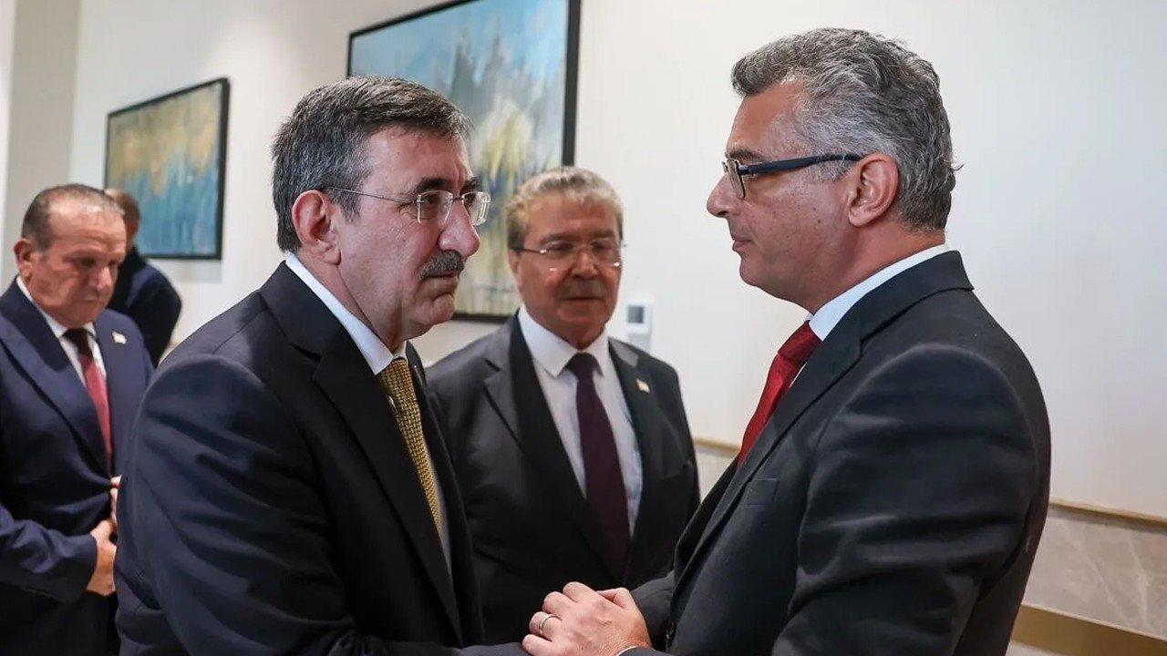 KKTC Cumhurbaşkanı Erhürman, Cumhurbaşkanı Yardımcısı Yılmaz’ı kabul etti