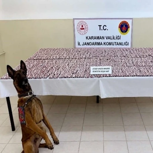 Karaman’da uyuşturucu operasyonu: 20 bin hap ve 8 kilo esrar ele geçirildi