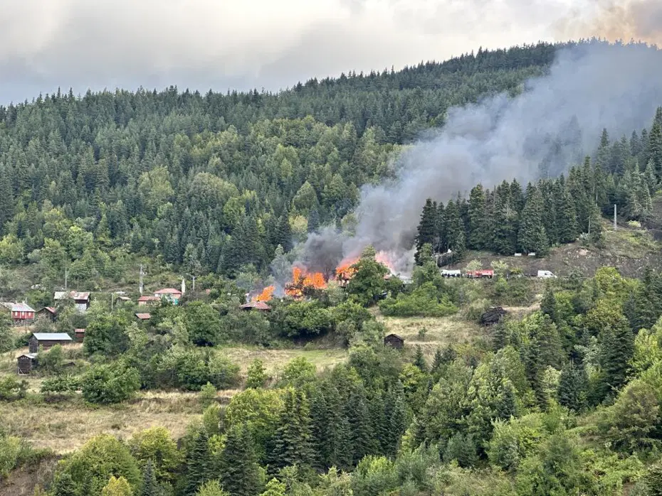 Kastamonu’da köy yangını: 10 ev küle döndü