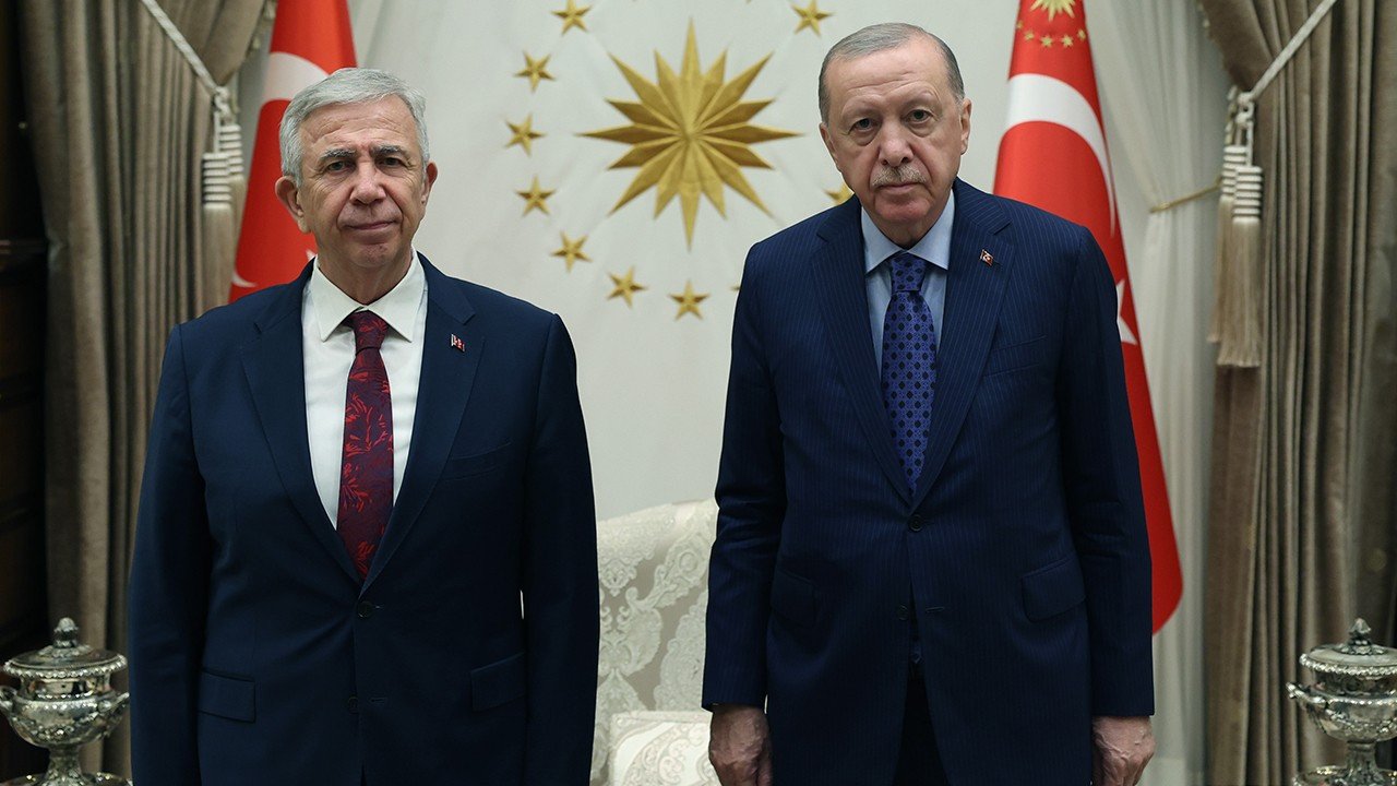 Son dakika: Cumhurbaşkanı Erdoğan, Mansur Yavaş’ı kabul etti