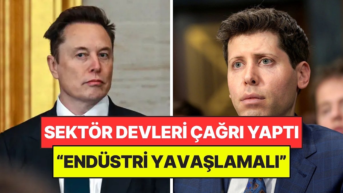Yapay Zeka Sektörünün Devlerinden "Ani Fren" Niteliğinde Çağrı: Yavaşlama Konusunda Birleştiler