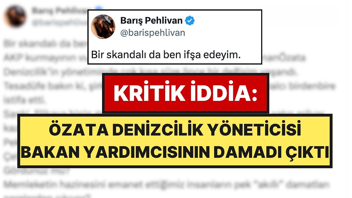 Fon Krizi Öncesi Özata Denizcilik’te İstifa: İskender Balcı Görevini Bıraktı