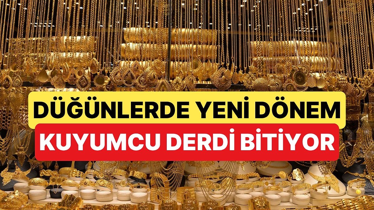 Düğün Takılarında Yeni Dönem Başlıyor: Kuyumcuya Gitmek Yerine Kiosklardan Altın Alınıyor