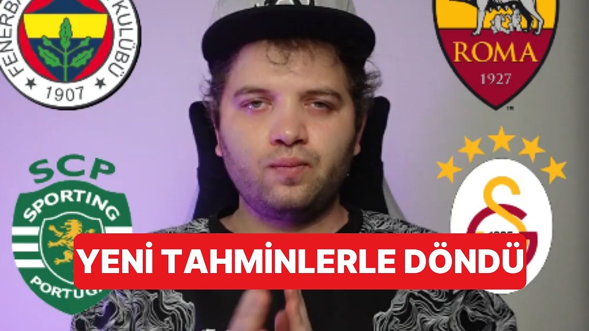 Fenomen Tahminci Magic Osman, Fenerbahçe-Roma ve Sporting-Galatasaray Maçlarına Tahminlerini Yayınladı