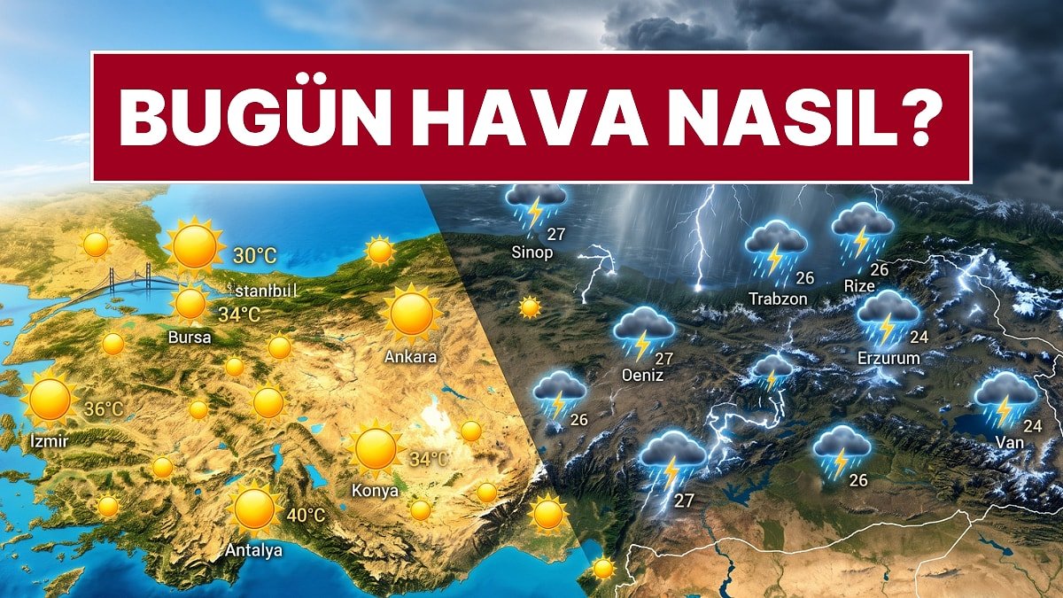 Meteoroloji İl İl Uyardı: Kavurucu Sıcak da Var, Sağanak Yağış da!