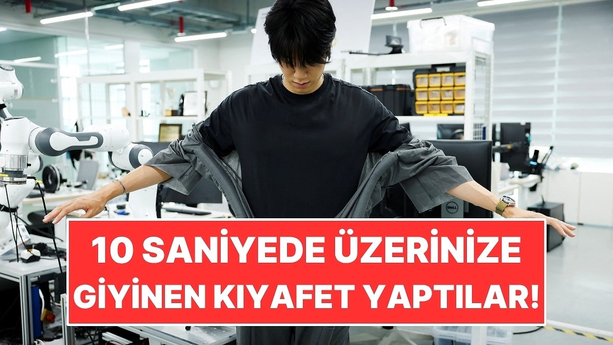 Kimseye Dokunmadan 10 Saniyede Üzerinize Giyinen Kıyafet Geliştirildi!
