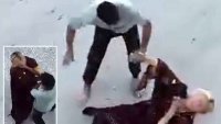 Sokaktaki feryatlar yürekleri parçaladı… Kadına şiddet kamerada!