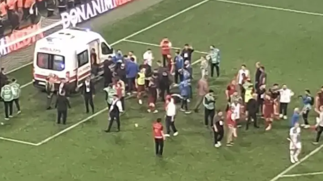 1. Lig’de korkutan olay! Nefessiz kaldı, ambulans çağrıldı
