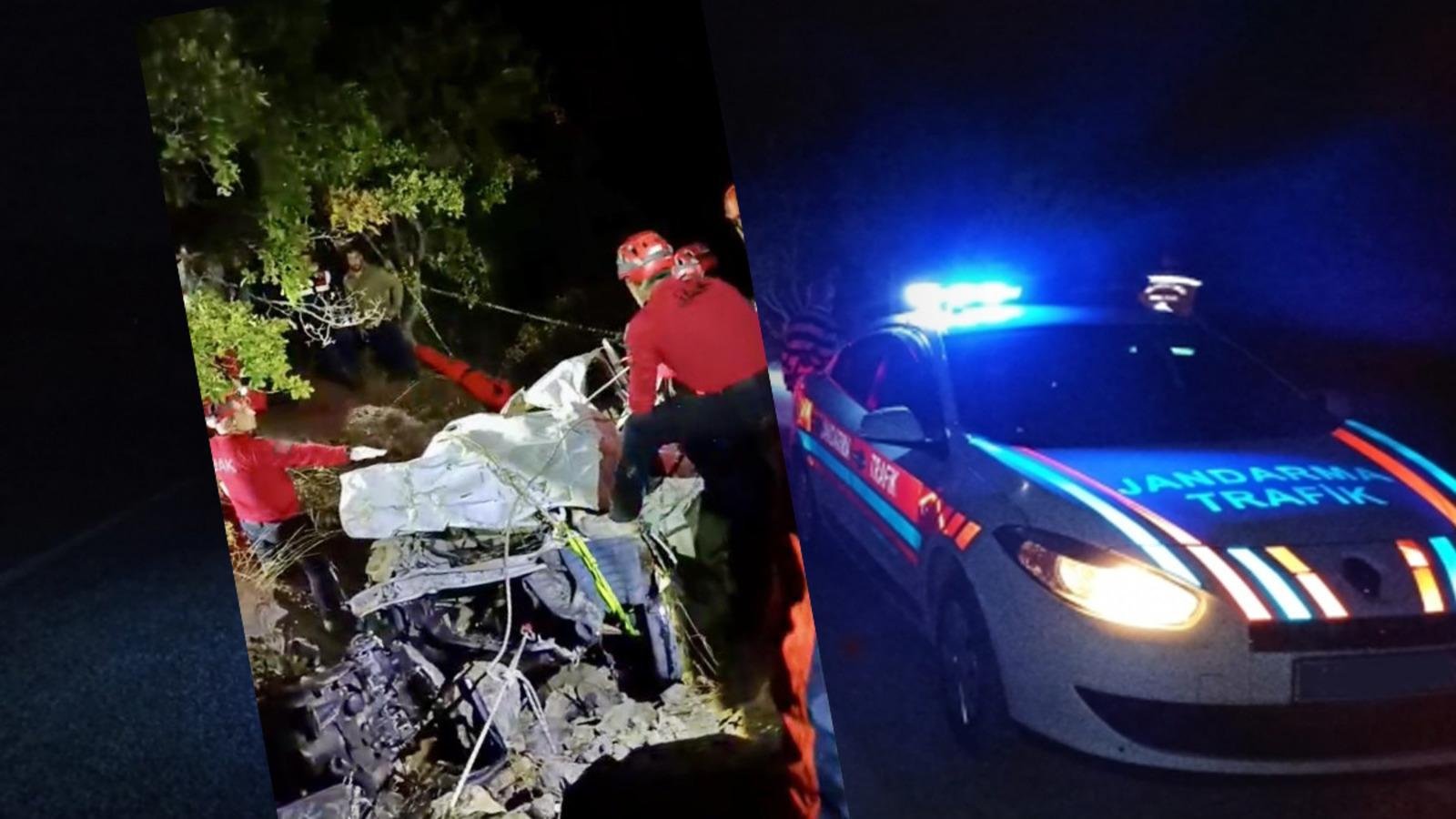 Mantar dönüşü uçuruma yuvarlandılar: 4 ölü, 1 yaralı