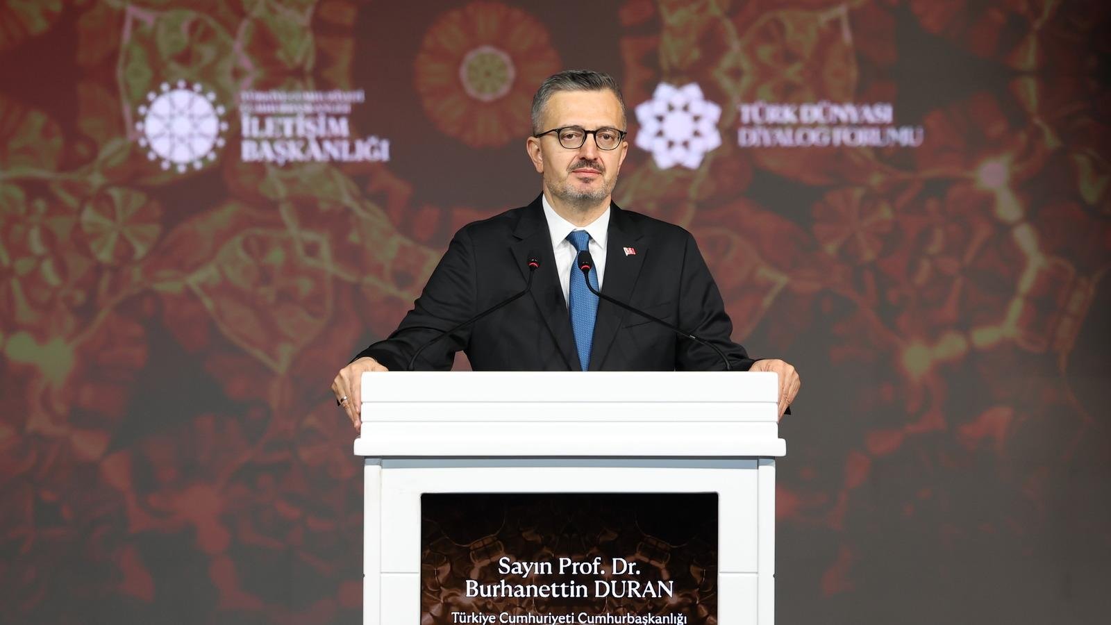 İletişim Başkanı Duran: “Ortak Türk dili modeli çağırısı oldukça önemli”