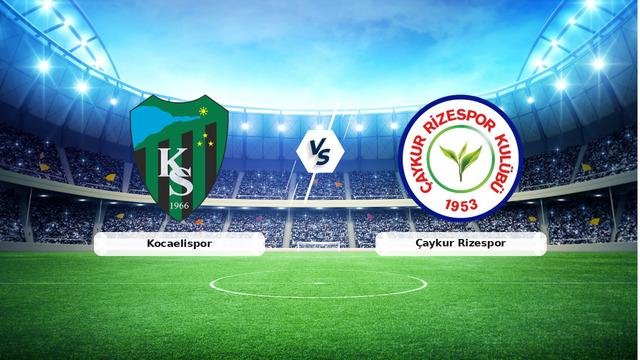 CANLI | Kocaelispor – Çaykur Rizespor maç anlatımı! Maç ne zaman? Saat kaçta ve hangi kanalda? – 31 Ekim 2026