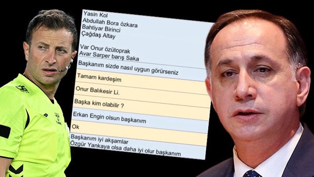 MHK Başkanı Ferhat Gündoğdu ve hakem Yasin Kol’un WhatsApp yazışmaları ortaya çıktı! ‘Değişme şansımız varsa Özgür abi olsun’