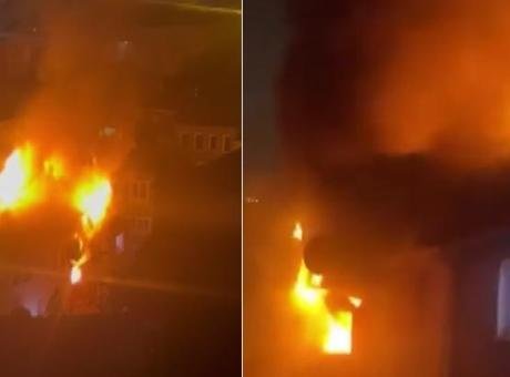 Fatih’te iki katlı binada yangın! 1 kişi hayatını kaybetti