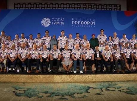 Bakan Kurum, Pre-COP kapsamında Fiji’deki Liderler Genel Oturumu’nda konuştu
