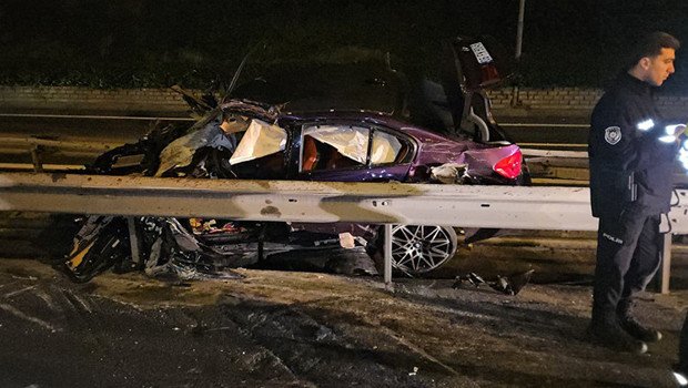 TEM Otoyolu’nda feci kaza: 1 ölü, 2 yaralı