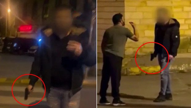 Konuşmak için çağırdığı kişiyi silahla tehdit etti
