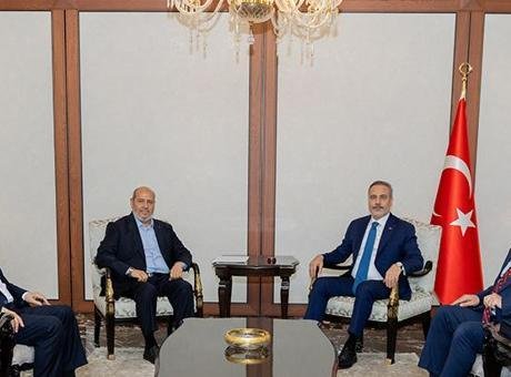 Dışişleri Bakanı Hakan Fidan Hamas heyetini kabul etti