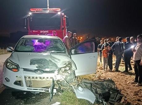 Mardin Kızıltepe’de otomobil ile motosiklet çarpıştı: 1 ölü, 1 yaralı