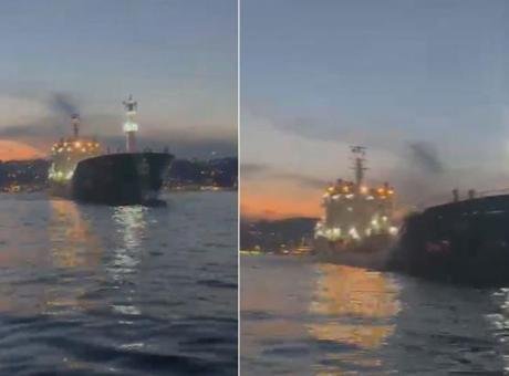 İstanbul Boğazı’nda gemi arızası! Trafik çift yönlü durduruldu