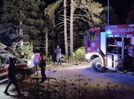 Bolu’da feci kaza! Cip uçuruma yuvarlandı: 4 yaralı