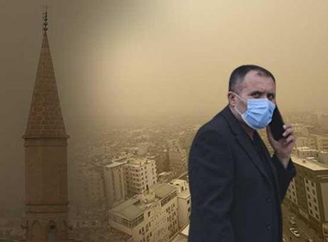 Şanlıurfa’da gökyüzünün rengi değişti! Toz taşınımı sürüyor, uyarı geldi