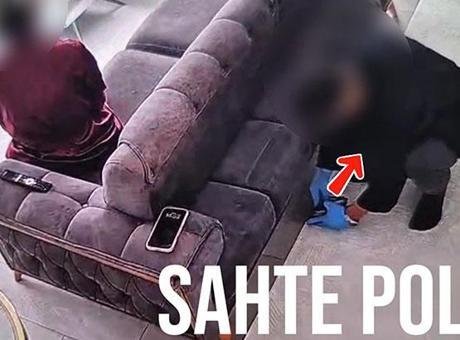 Polis kılığında geldi, sahte arama kararı gösterip eve girdi